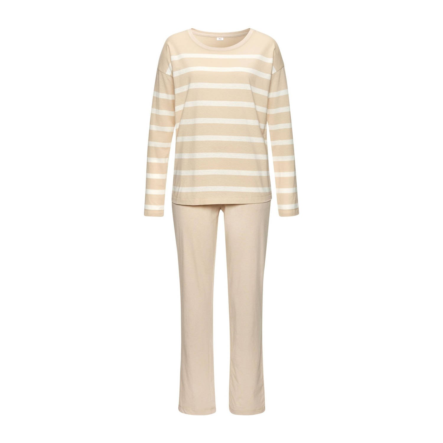 S.Oliver pyjama beige wit