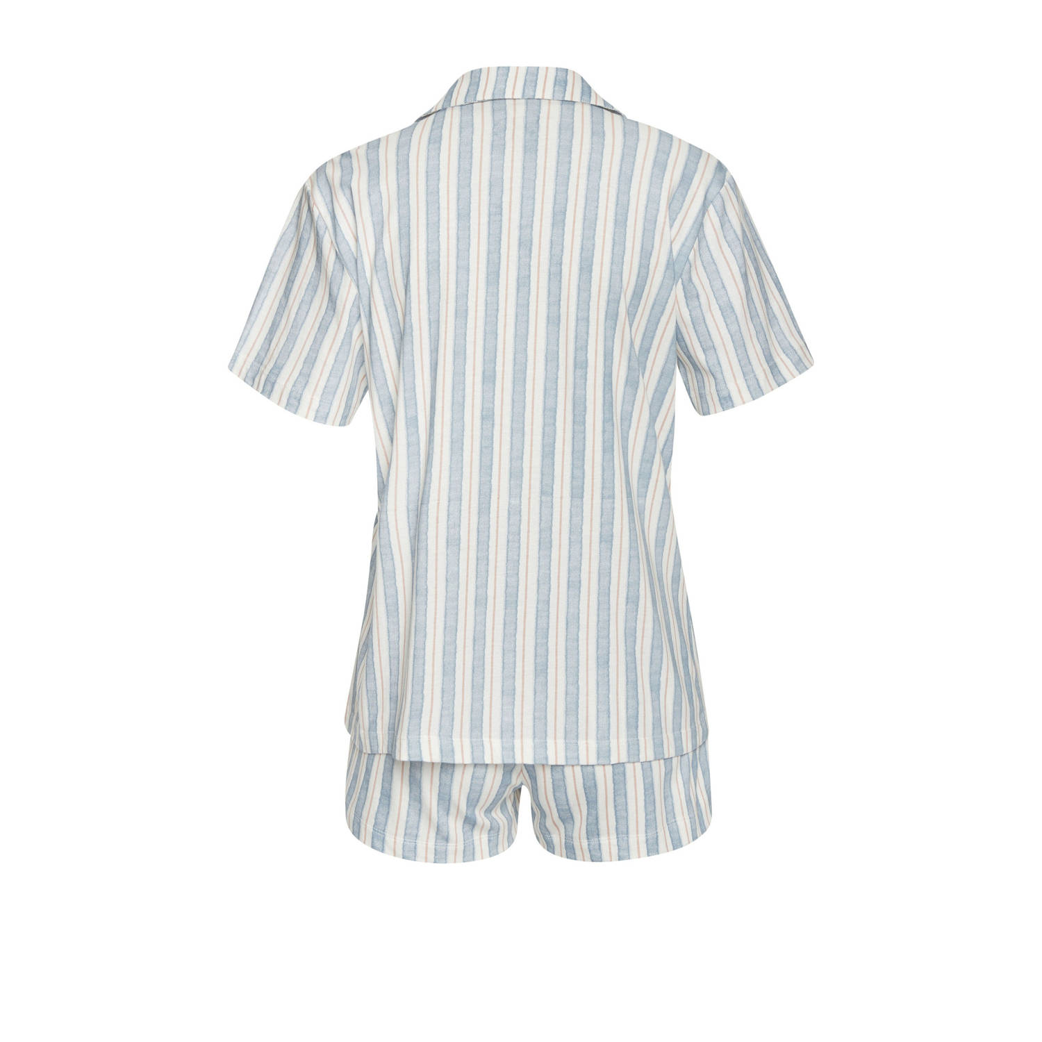 Vivance Dreams shortama lichtblauw wit