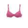 Lascana voorgevormde beugel bikinitop met lurex roze
