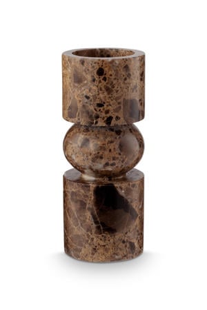kandelaar marble - bruin (8x20 cm)