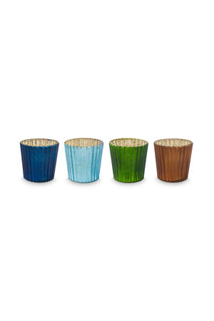 waxinelichthouder Lovebirds (set van 4)