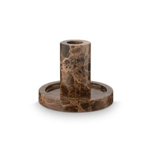 kandelaar marble - bruin (10.2x7.9 cm)