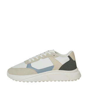 Jfwaspire Pu Runner Noos sneakers wit/beige/blauw