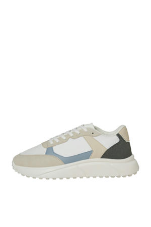 Jfwaspire Pu Runner Noos sneakers wit/beige/blauw