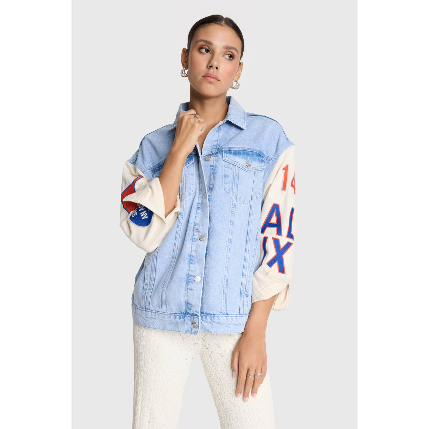 Alix the Label spijkerjas light blue denim