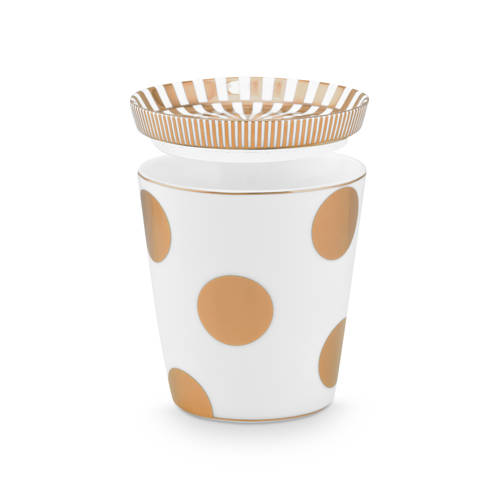 Pip Studio mok met theetip Dot Delight (290 ml) (set van 2) afbeelding