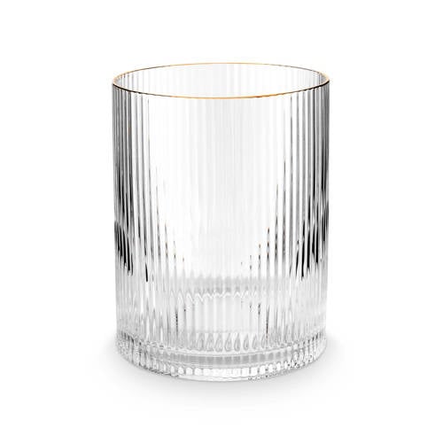 vtwonen waterglas Gold rim (set van 4) (340 ml) afbeelding