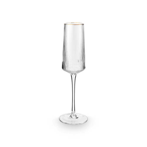 vtwonen champagneglas Seasonal Gold rim (set van 4) (230 ml) afbeelding