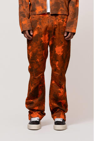 loose casual broek oranje