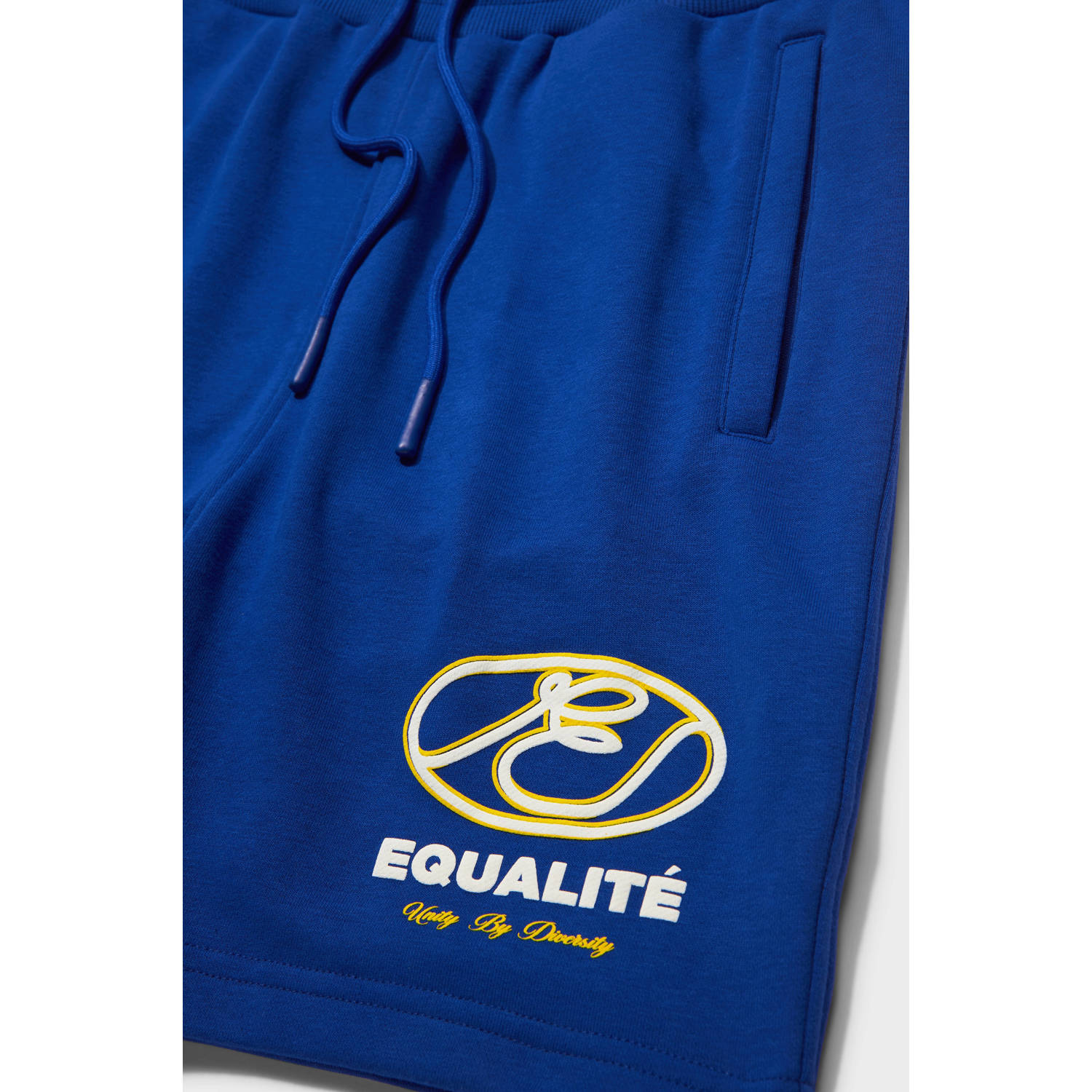 Equalité loose sweatshort blauw
