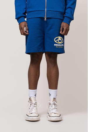 loose sweatshort blauw