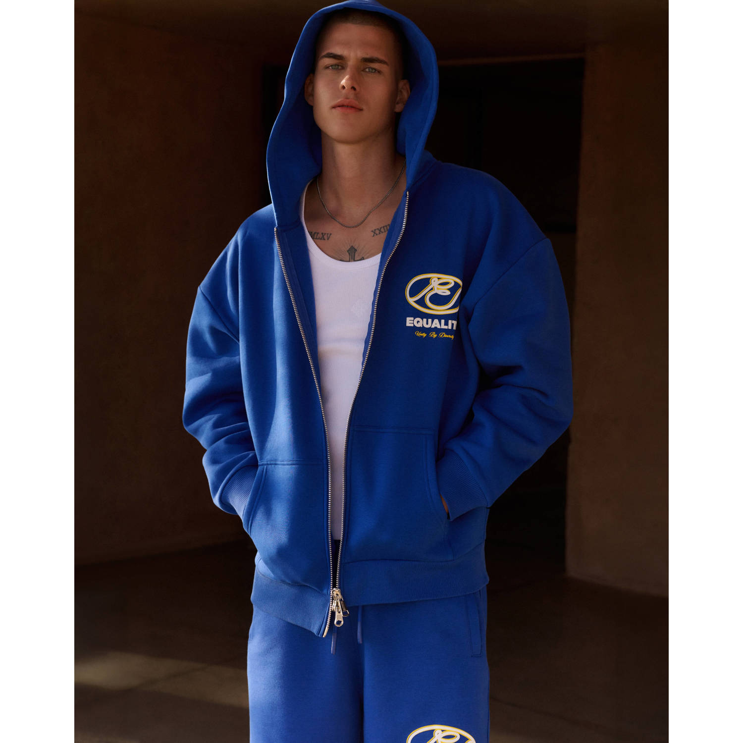 Equalité sweatvest blauw