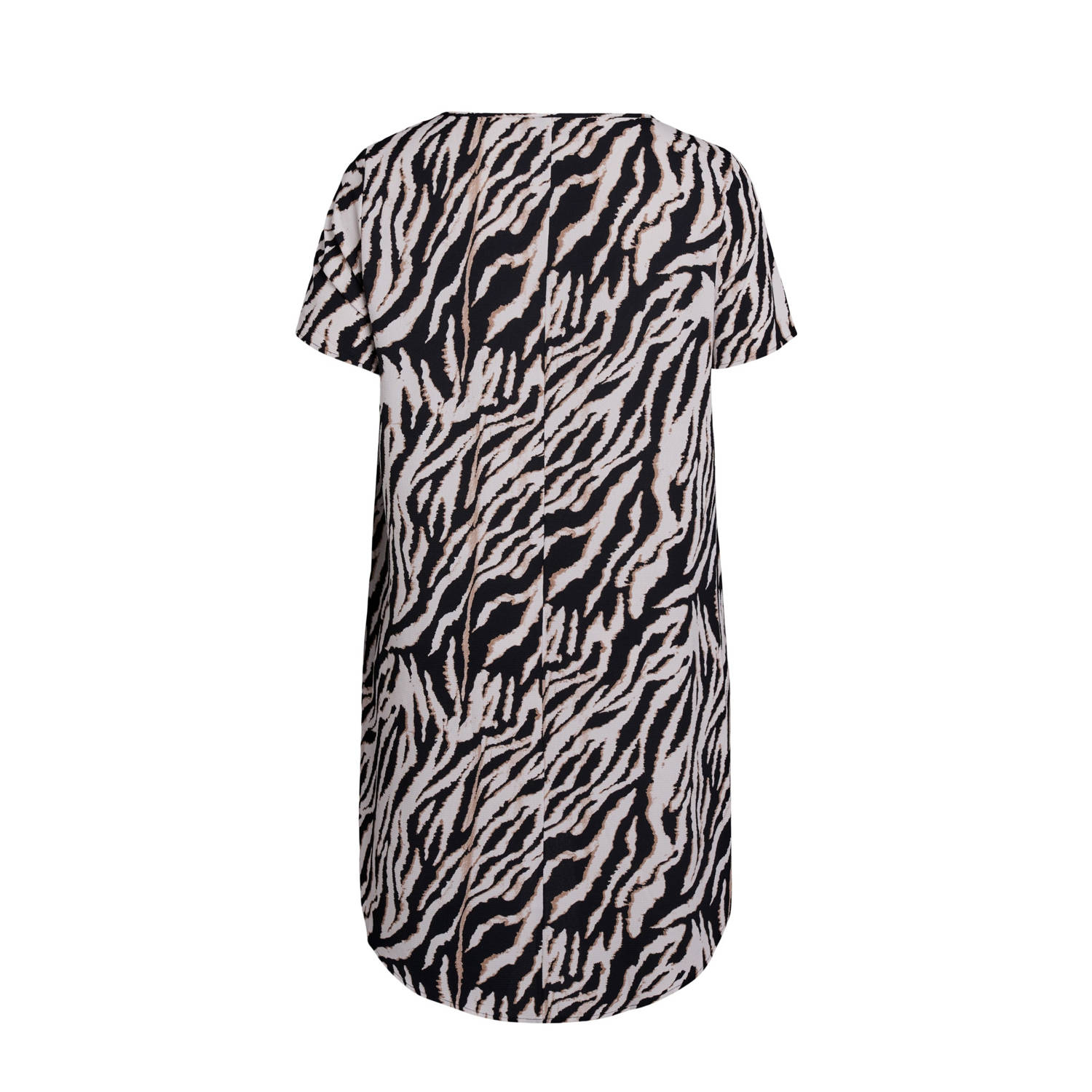 Zizzi t-shirtjurk ecru