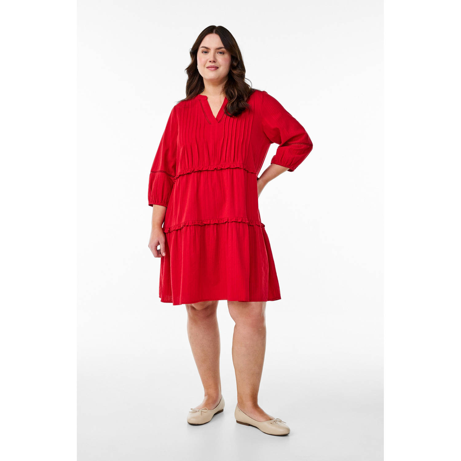 Zizzi jurk rood