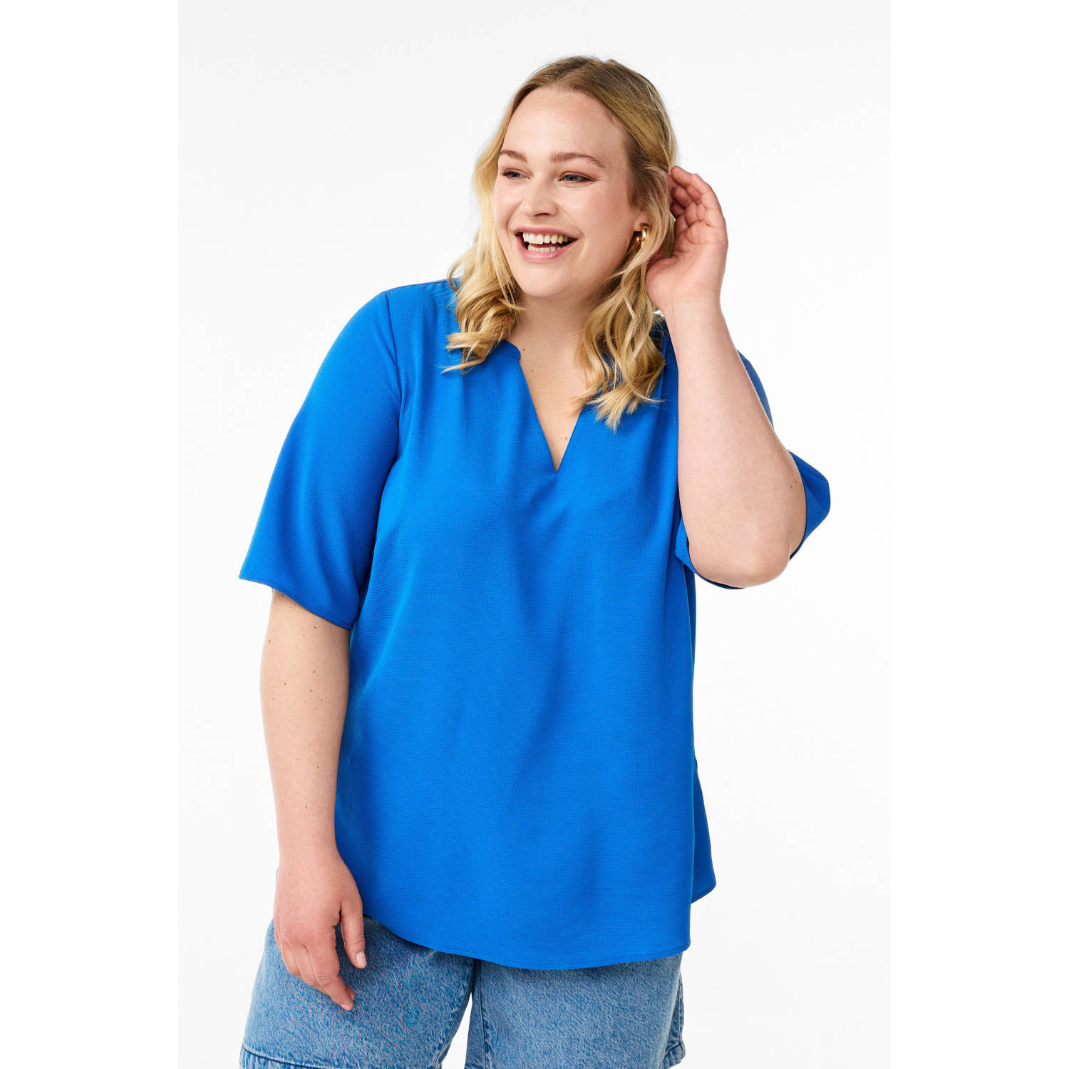 Zizzi top blauw