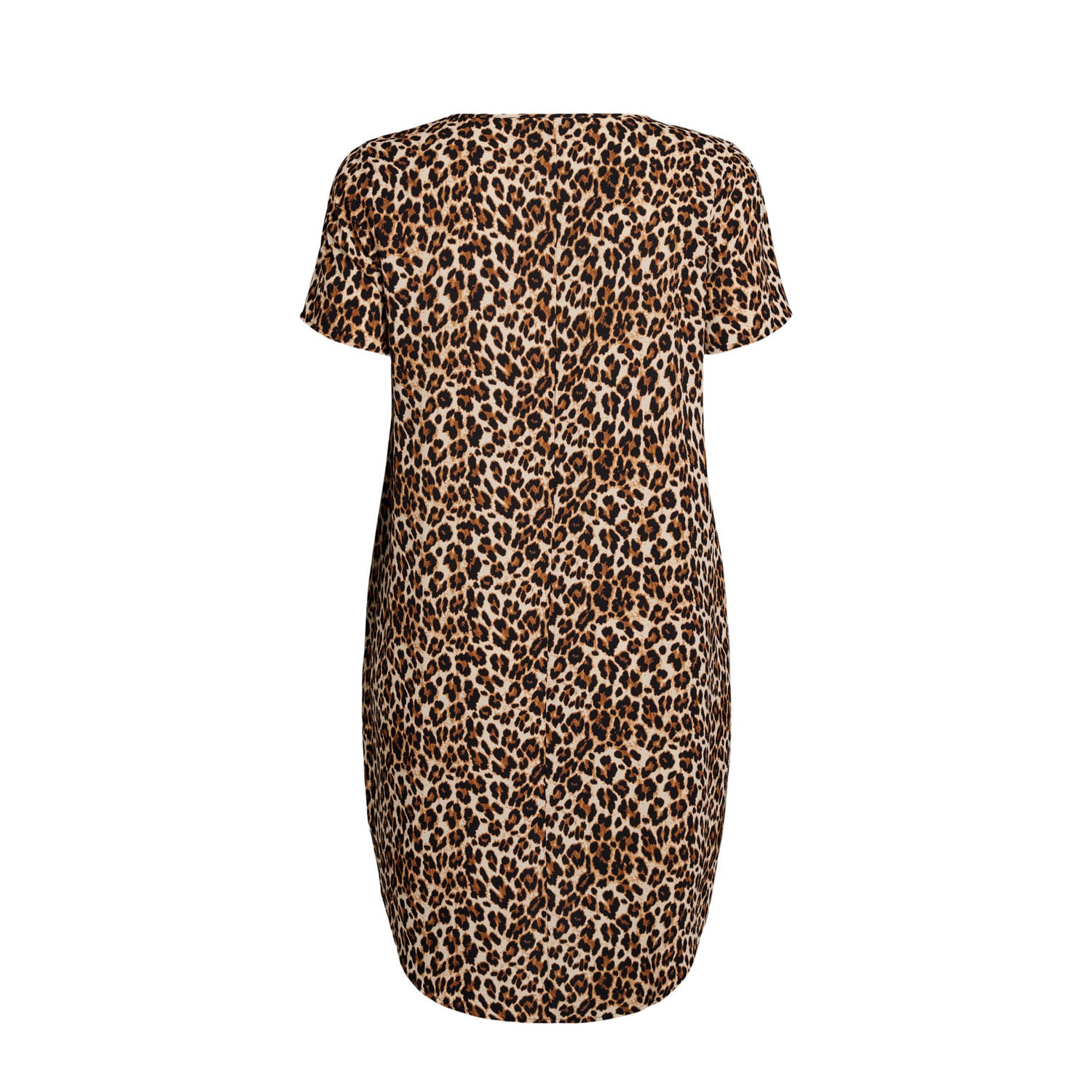 Zizzi t-shirtjurk bruin