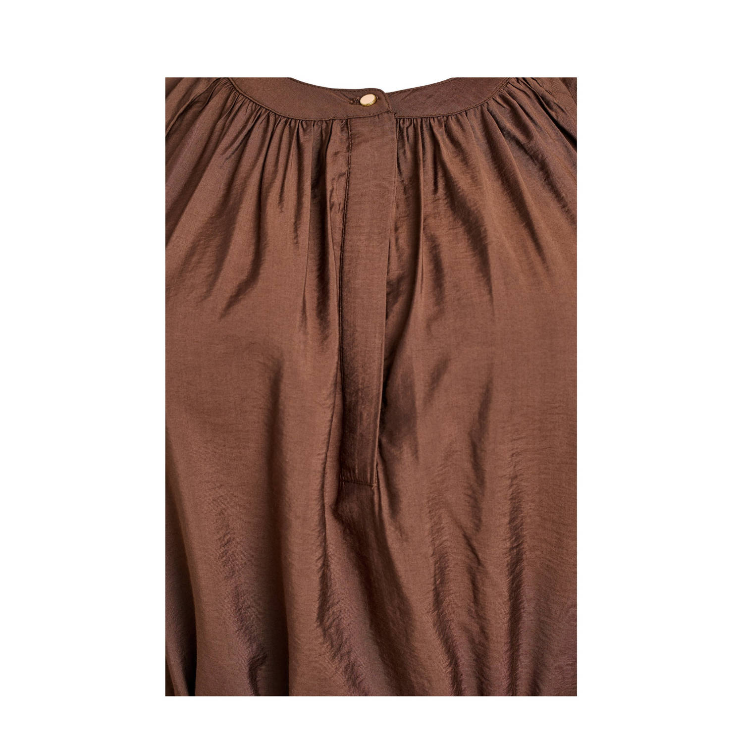 Zizzi zomerjurk bruin