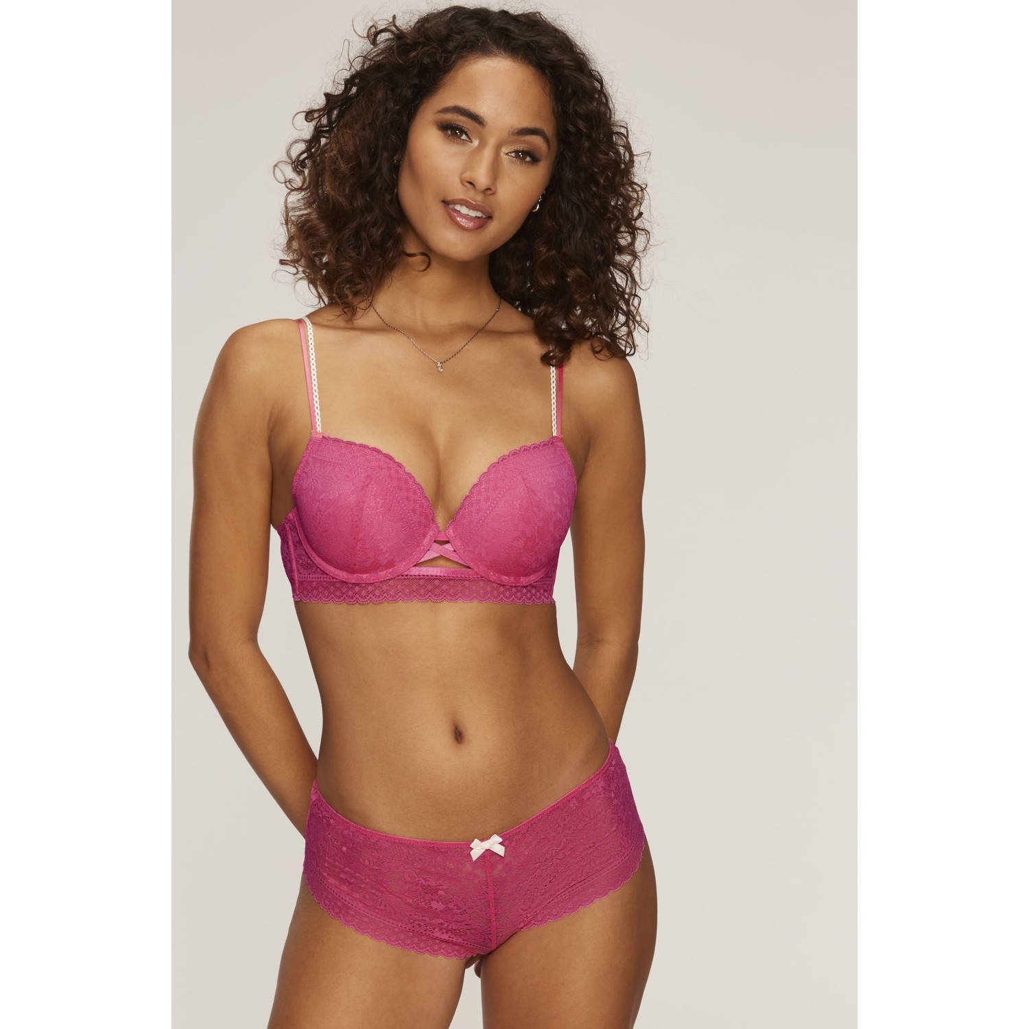 Vivance Push-up-bh Viola met kant van deels gerecycled polyamide sexy lingerie