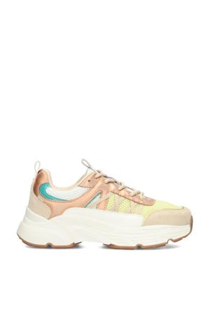 Ayoki chunky sneakers geel/roze