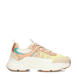 Ayoki chunky sneakers geel/roze