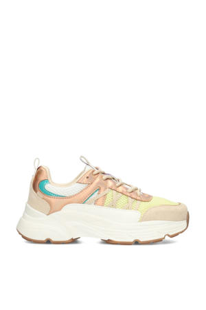 Ayoki chunky sneakers geel/roze