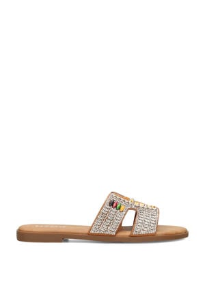 May slippers cognac