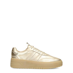 Anemone leren sneakers goud