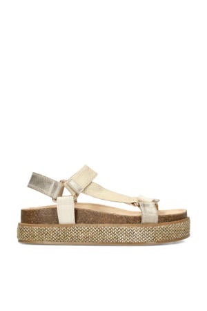 Romee sandalen beige/goud
