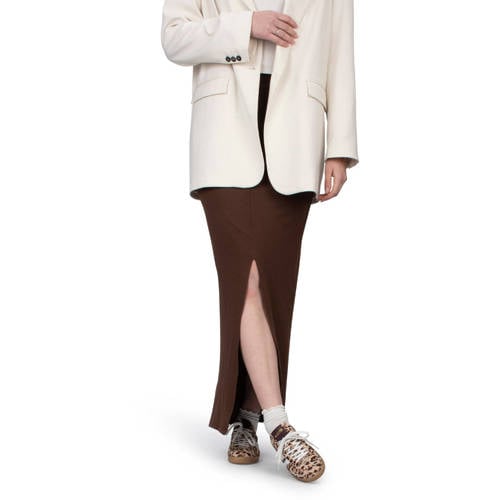 Haboob leren sneakers met panterprint beige/bruin afbeelding