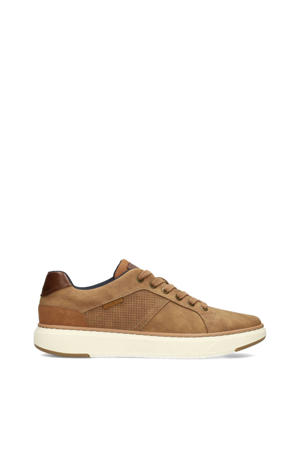 leren sneakers cognac