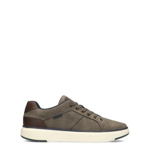 leren sneakers grijs