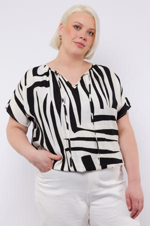 blousetop zwart