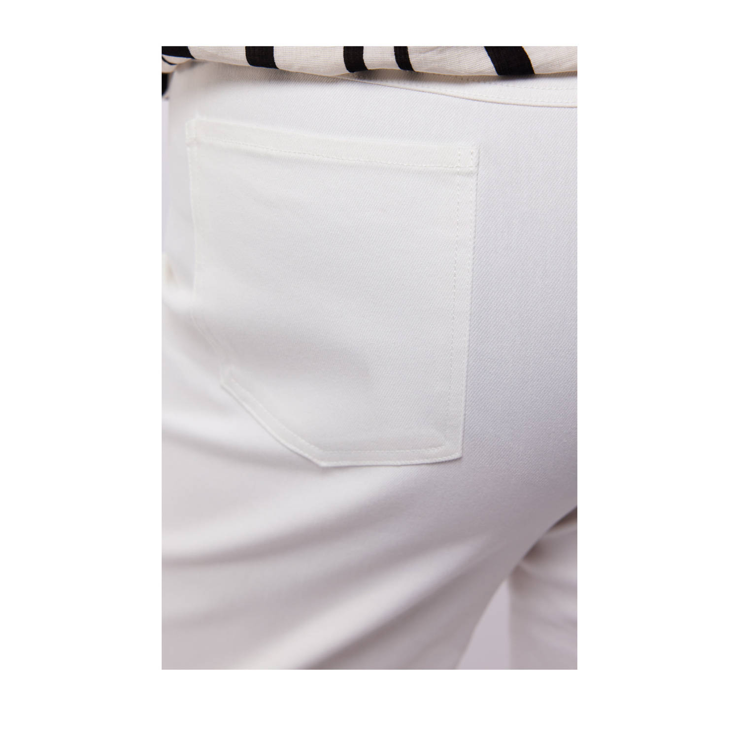 Exxcellent high waist straight leg jeans wit