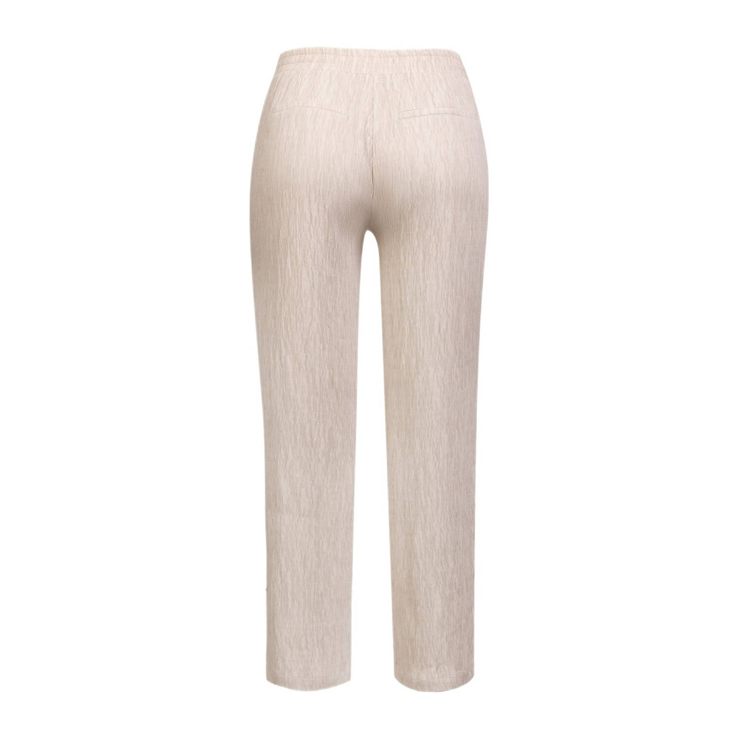 Exxcellent wide leg high waist broek zand
