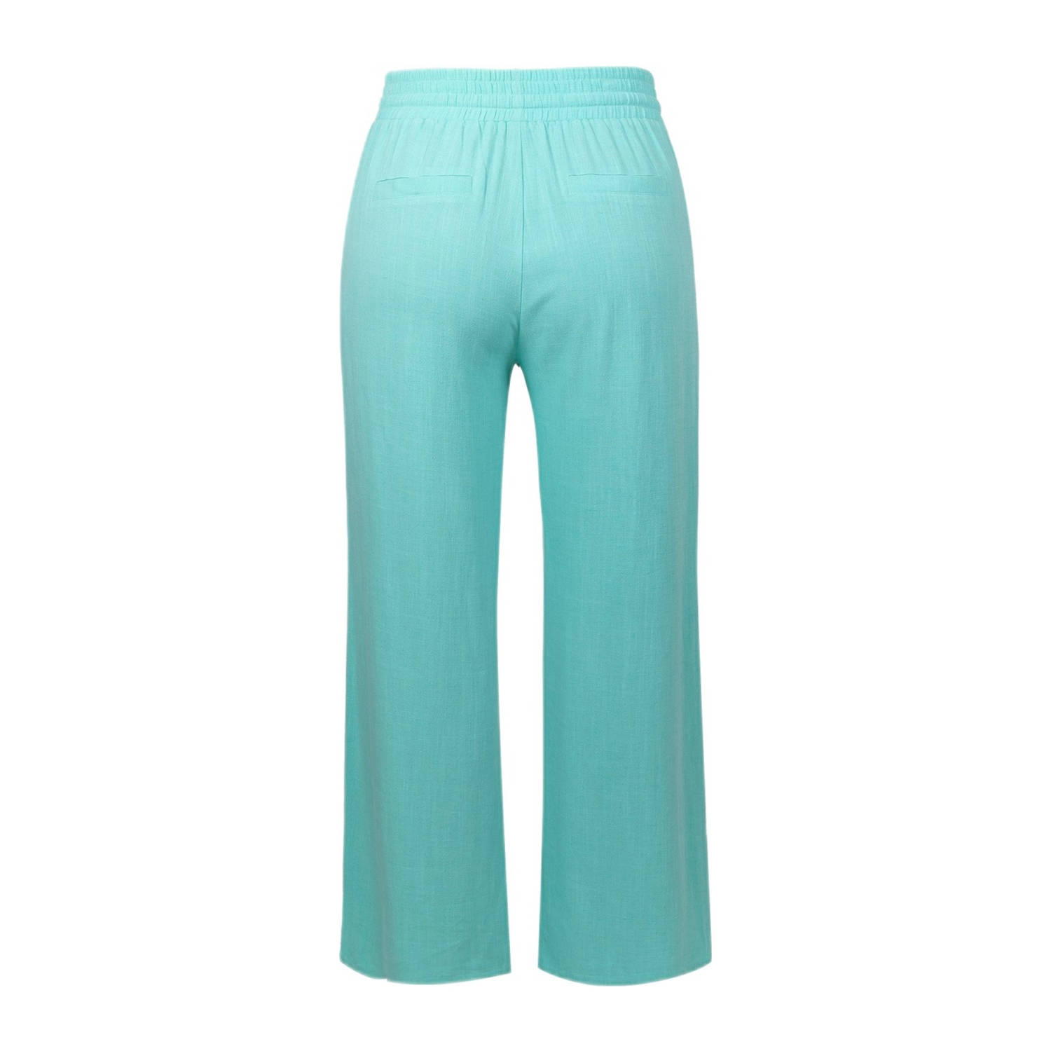 Exxcellent wide leg high waist broek blauw