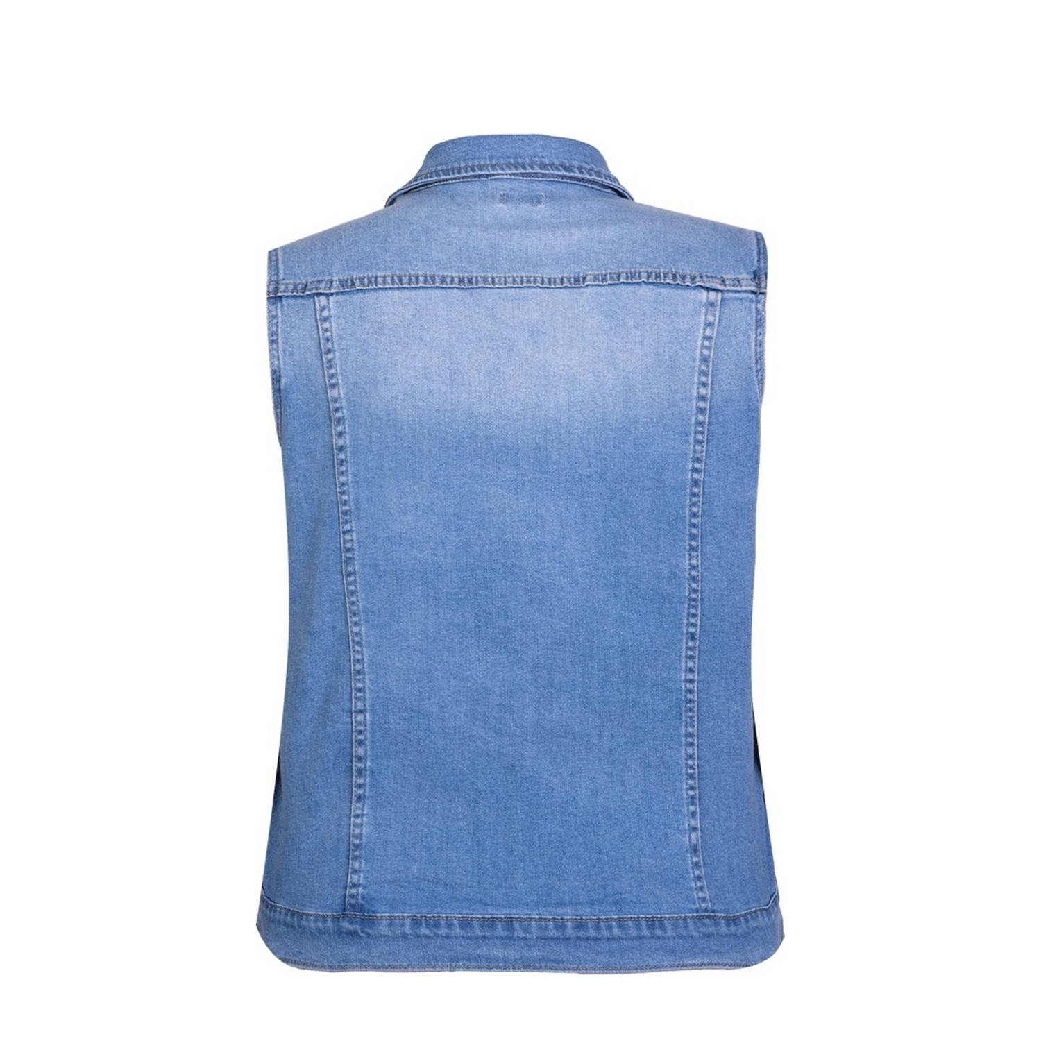 Exxcellent denim gilet light blue denim