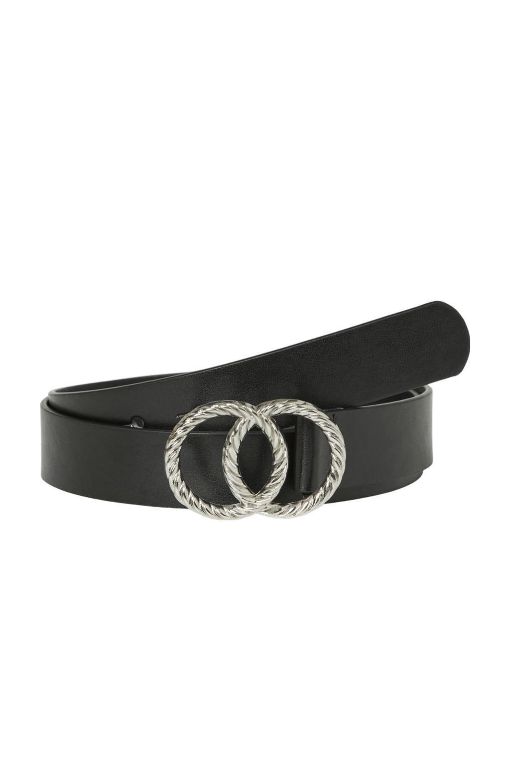 VERO MODA riem VMDITTE zwart/zilverkleurig