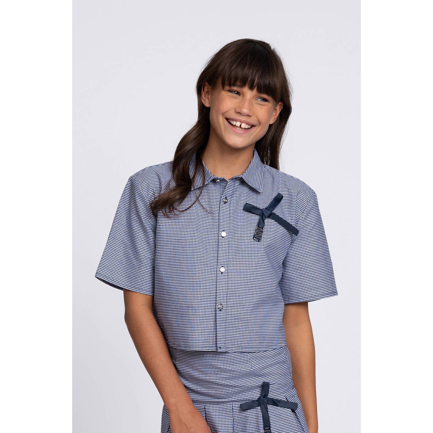 NIK&NIK blousetop blauw