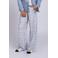 NIK&NIK wide leg casual broek lichtblauw