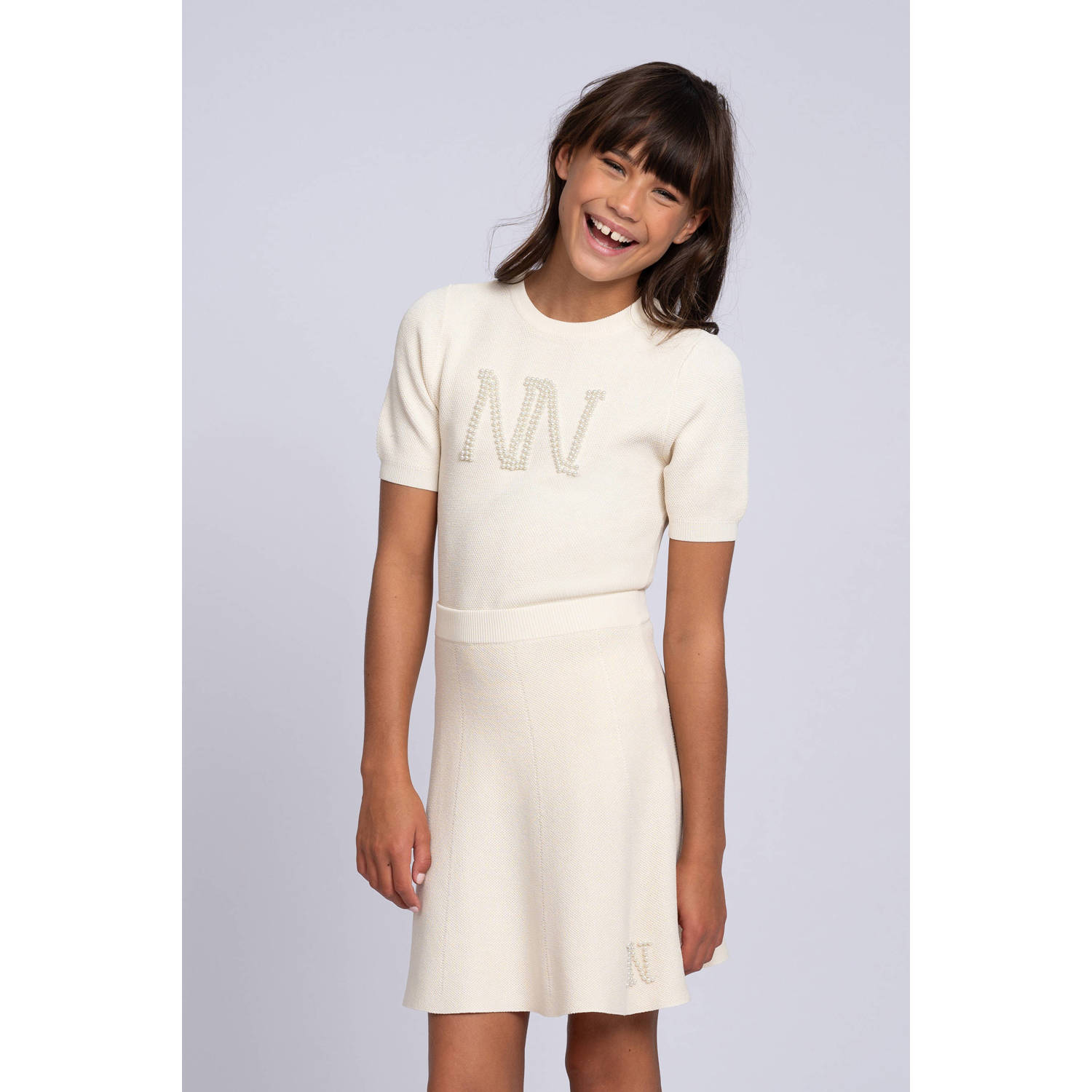 NIK & NIK Meisjes Rokken Perla Skirt Creme