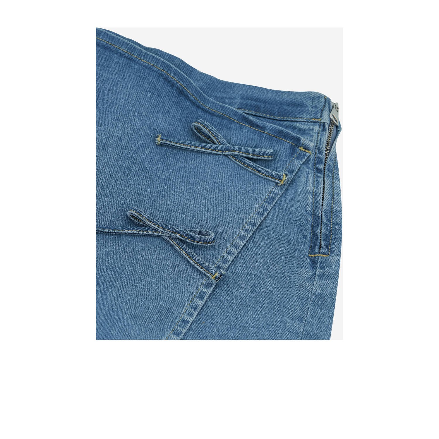 NIK&NIK denim skort medium blue denim