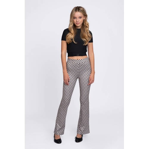 NIK&NIK flared broek bruin afbeelding