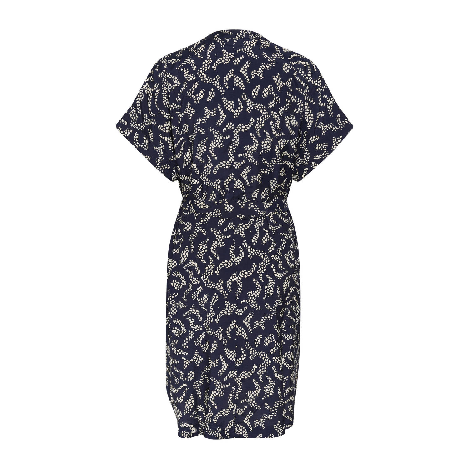 Kaffe zomerjurk donkerblauw