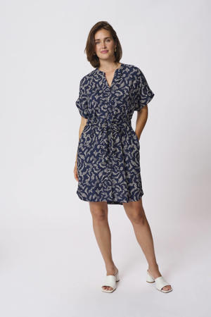 zomerjurk donkerblauw