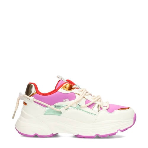 POSH by Poelman Madee chunky sneakers roze multi afbeelding