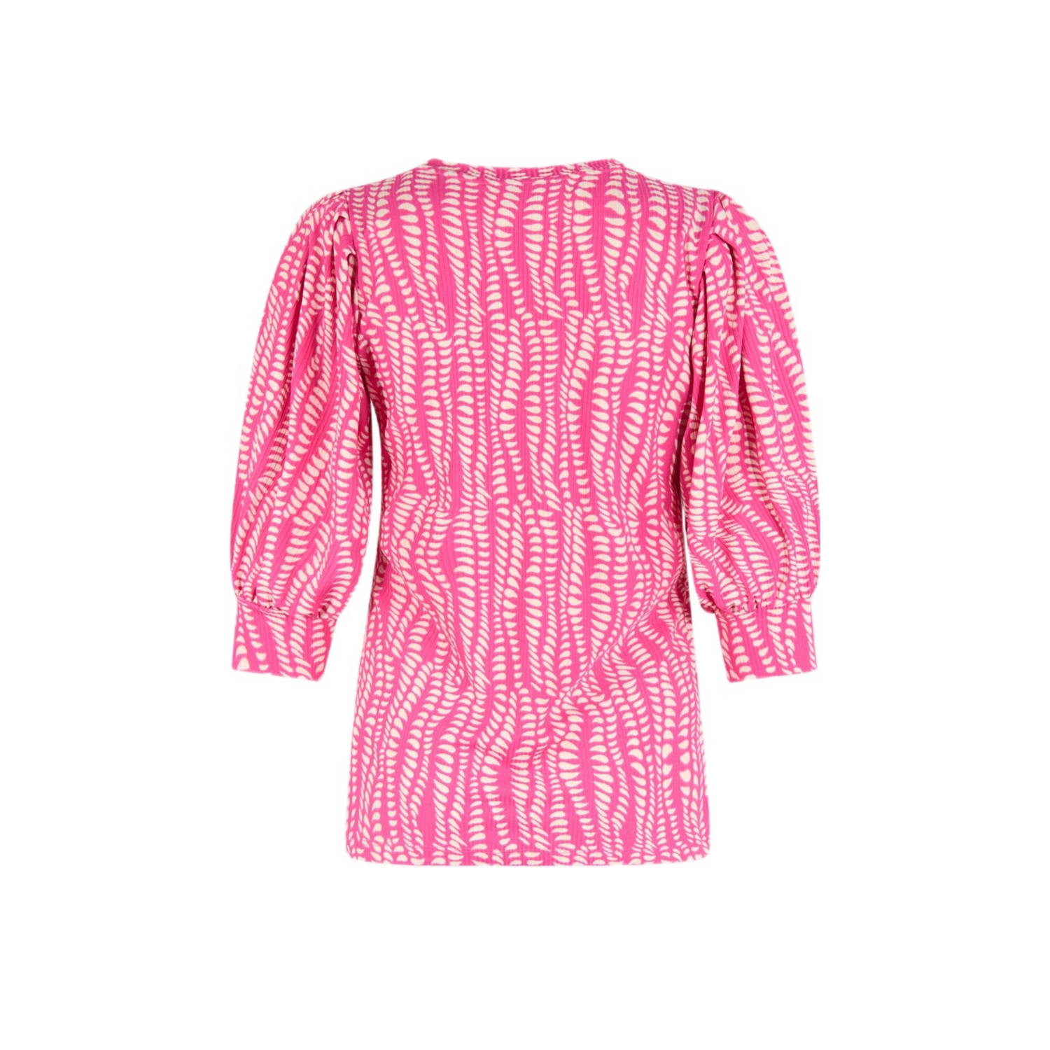 Shoeby top roze rib gebreid