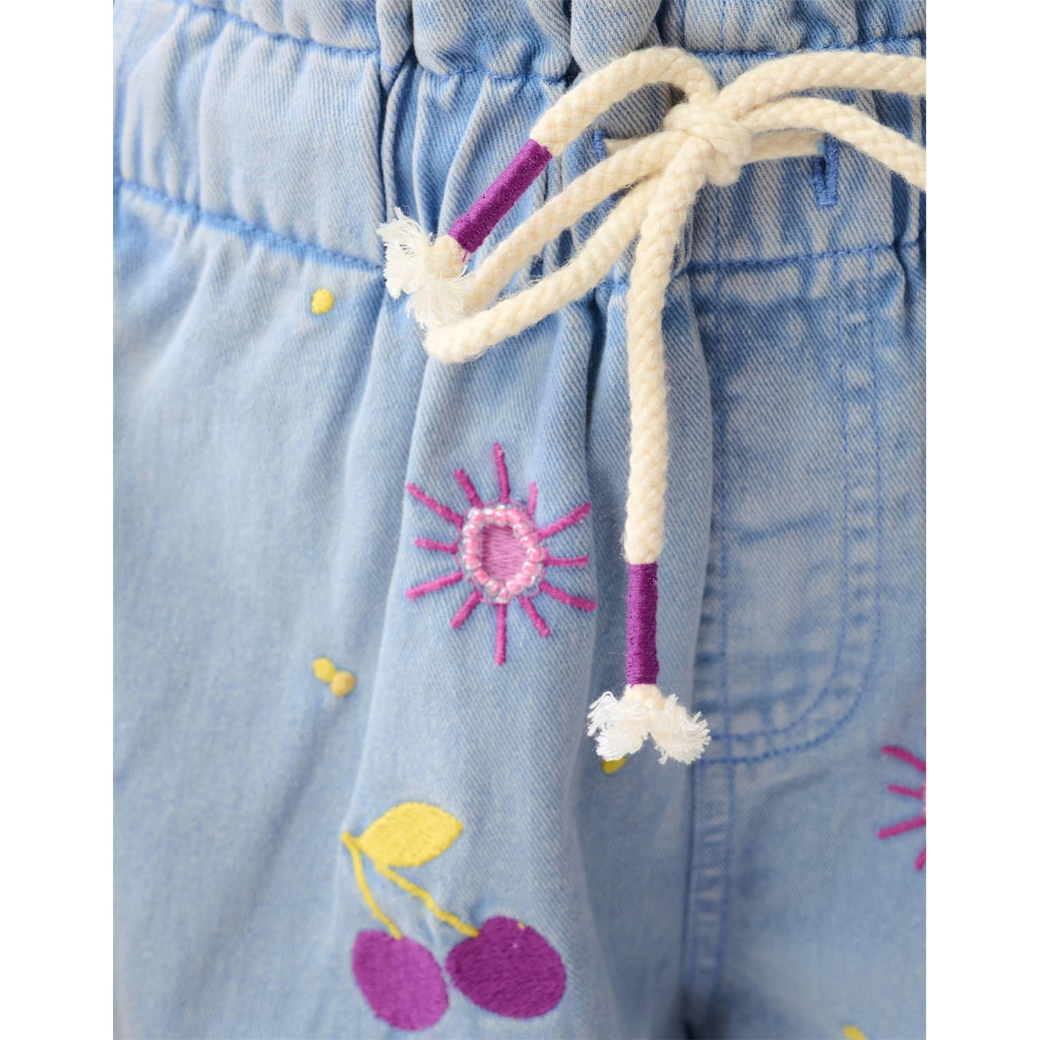 Shoeby regular fit casual short lichtblauw