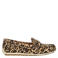 Tamaris instappers met panterprint beige/zwart