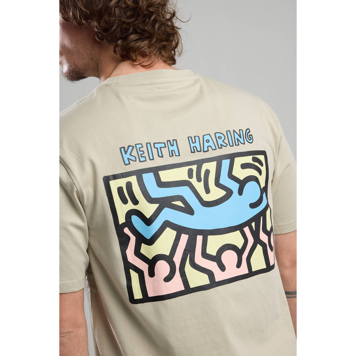 America Today T-shirt beige