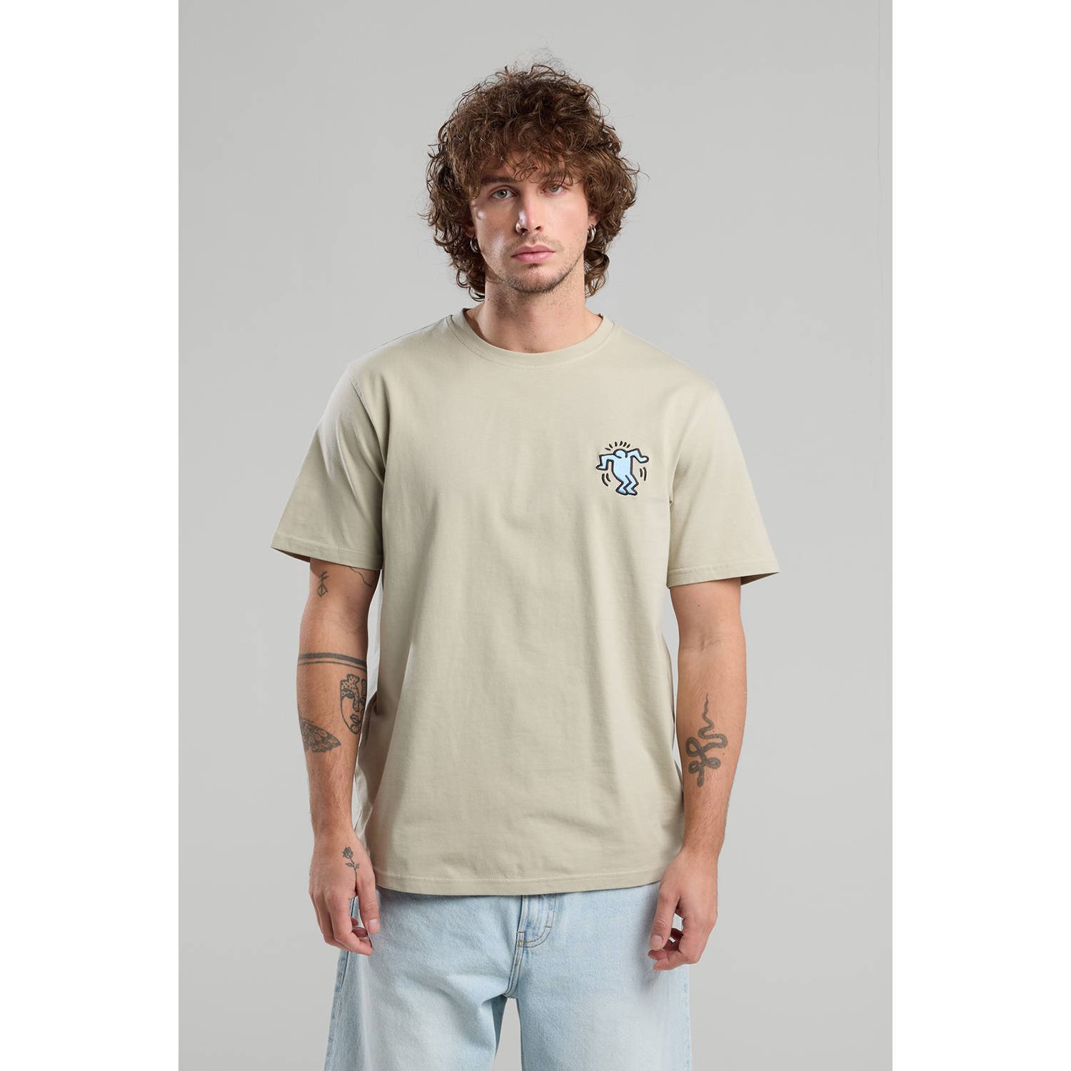 America Today T-shirt beige